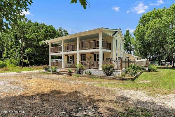 5.28 Acres of Land with Home for Sale in Newport, North Carolina