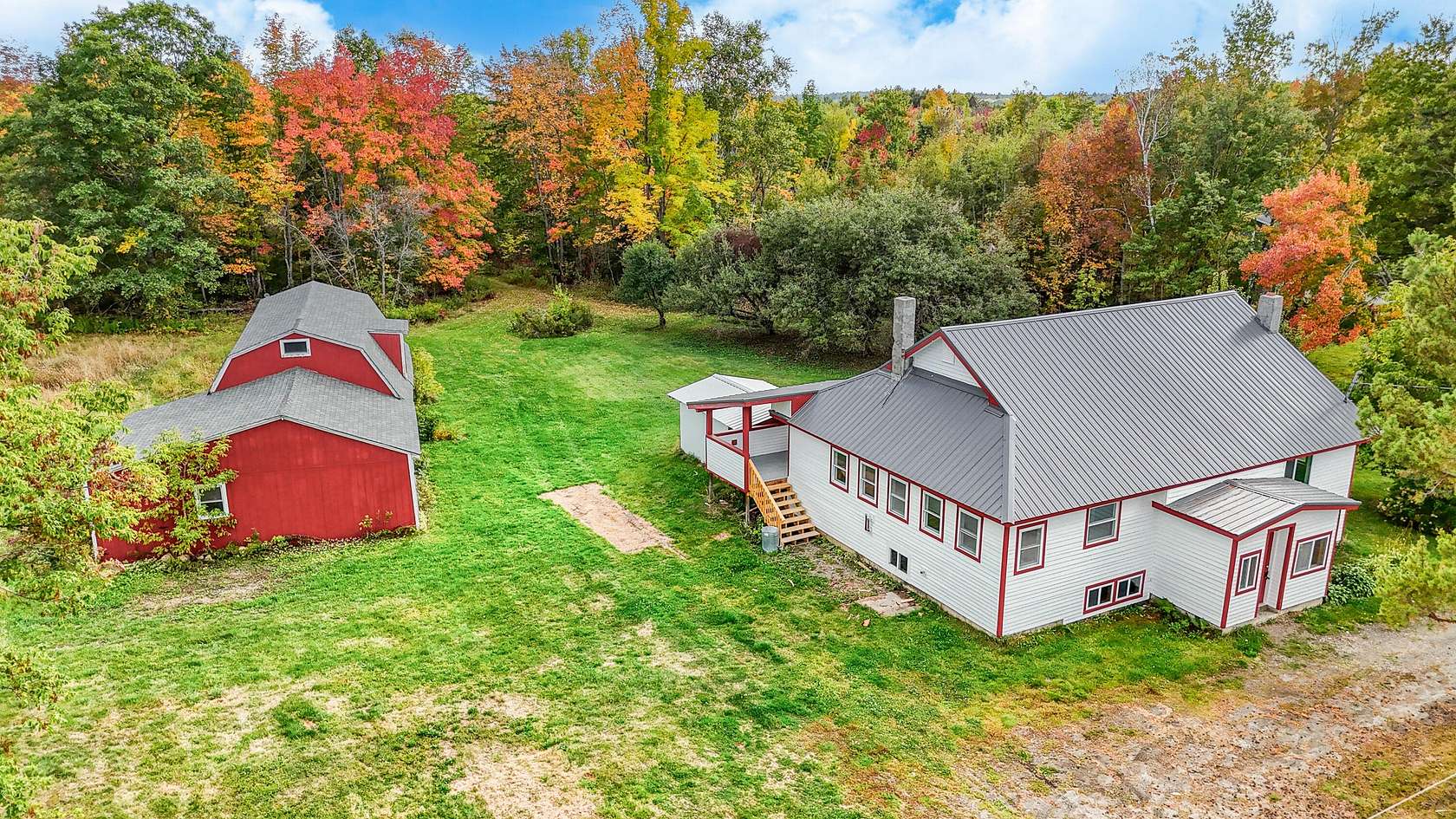 97 Acres of Recreational Land with Home for Sale in Hudson, Maine