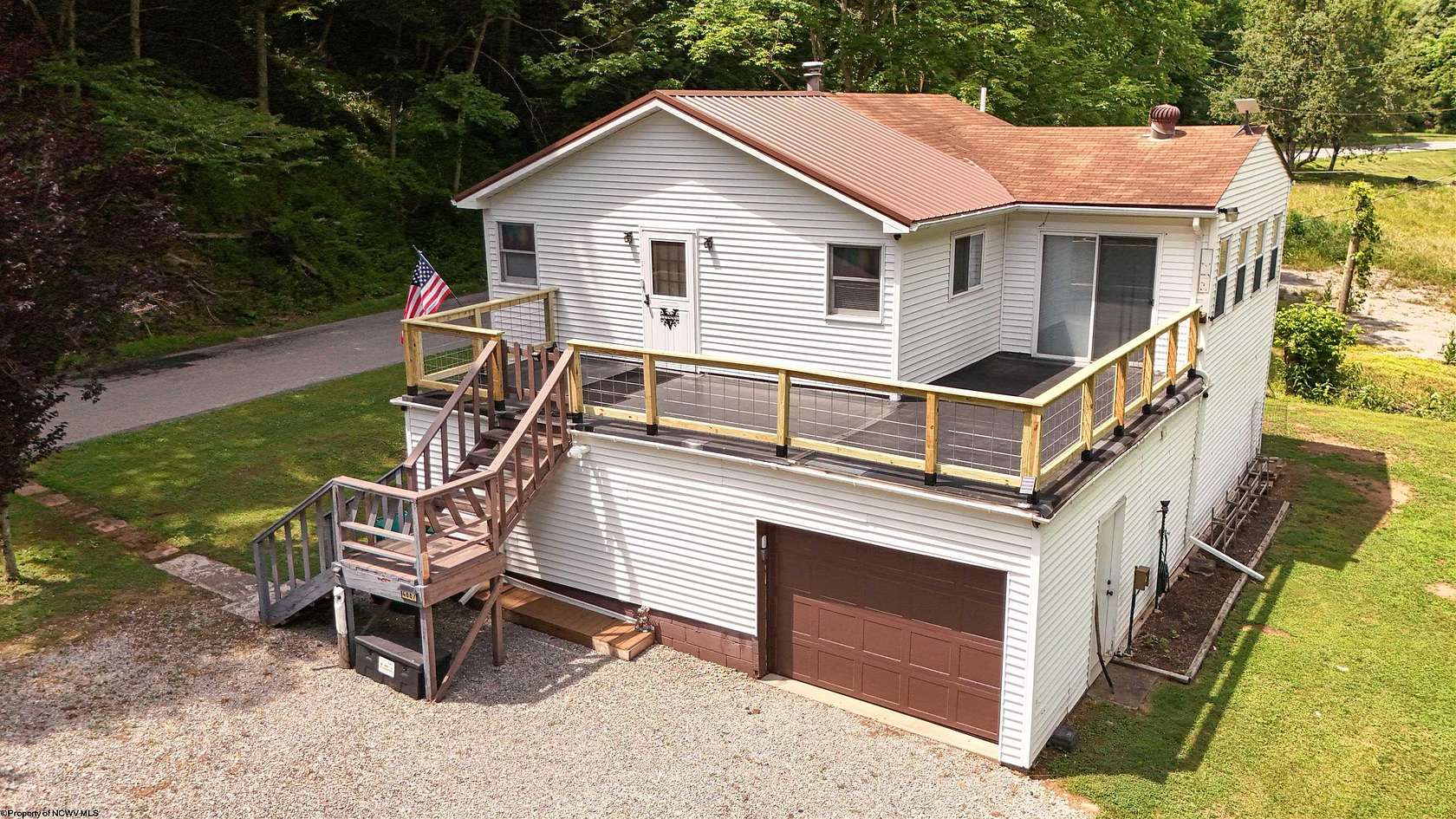 41.2 Acres of Recreational Land with Home for Sale in Alum Bridge, West Virginia