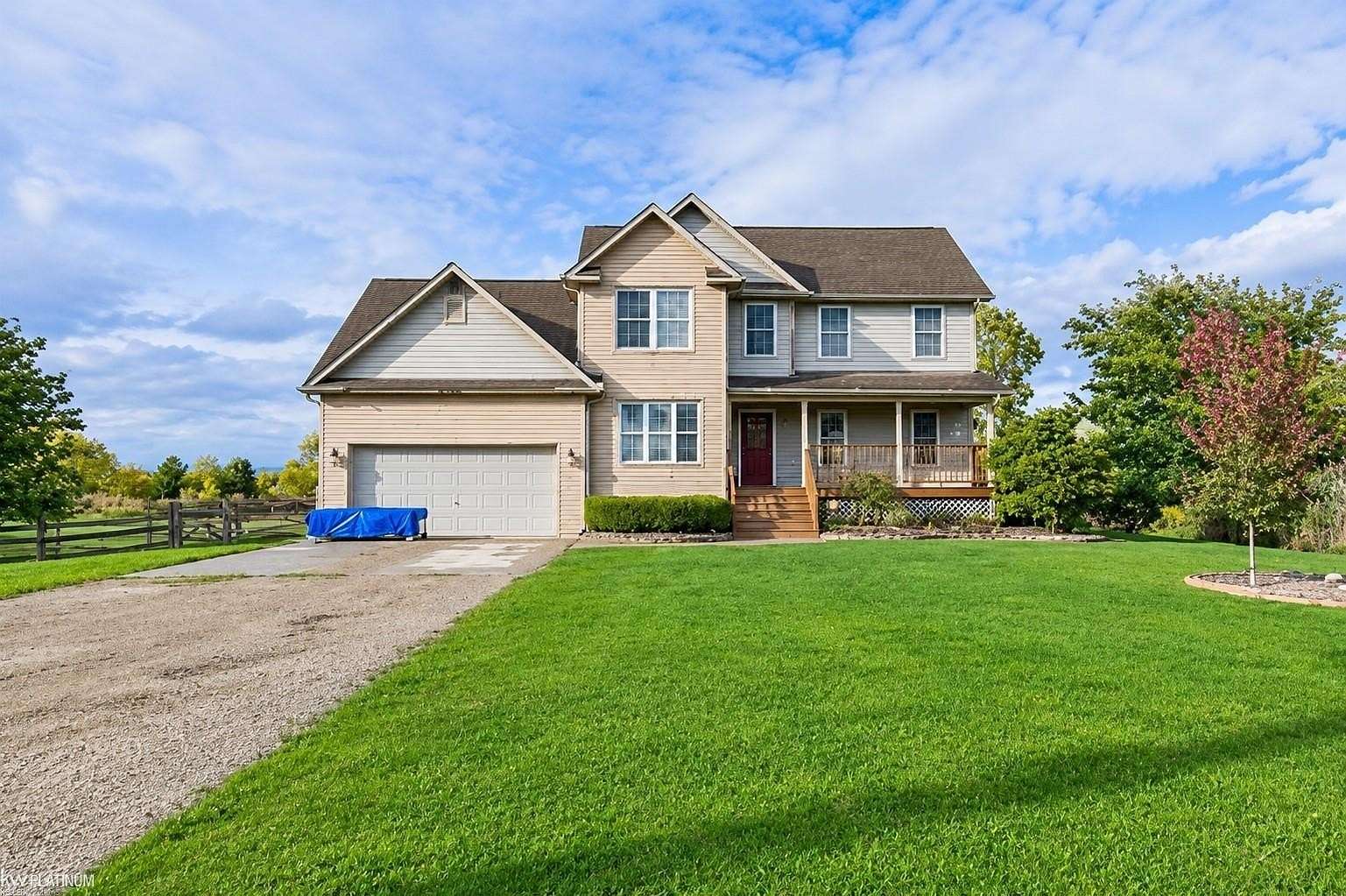 2 Acres of Land with Home for Sale in New Haven, Michigan