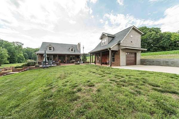 4 Acres of Land with Home for Sale in East Bend, North Carolina