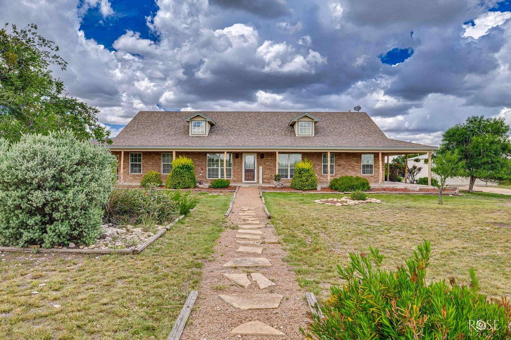 6.74 Acres of Land with Home for Sale in Christoval, Texas