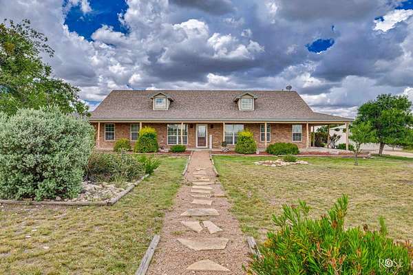 6.74 Acres of Land with Home for Sale in Christoval, Texas