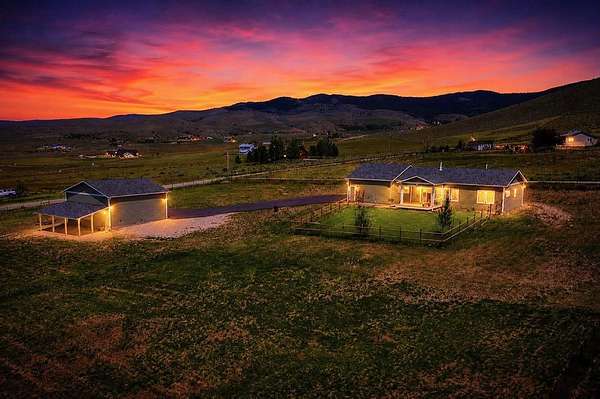 5 Acres of Land with Home for Sale in Corvallis, Montana