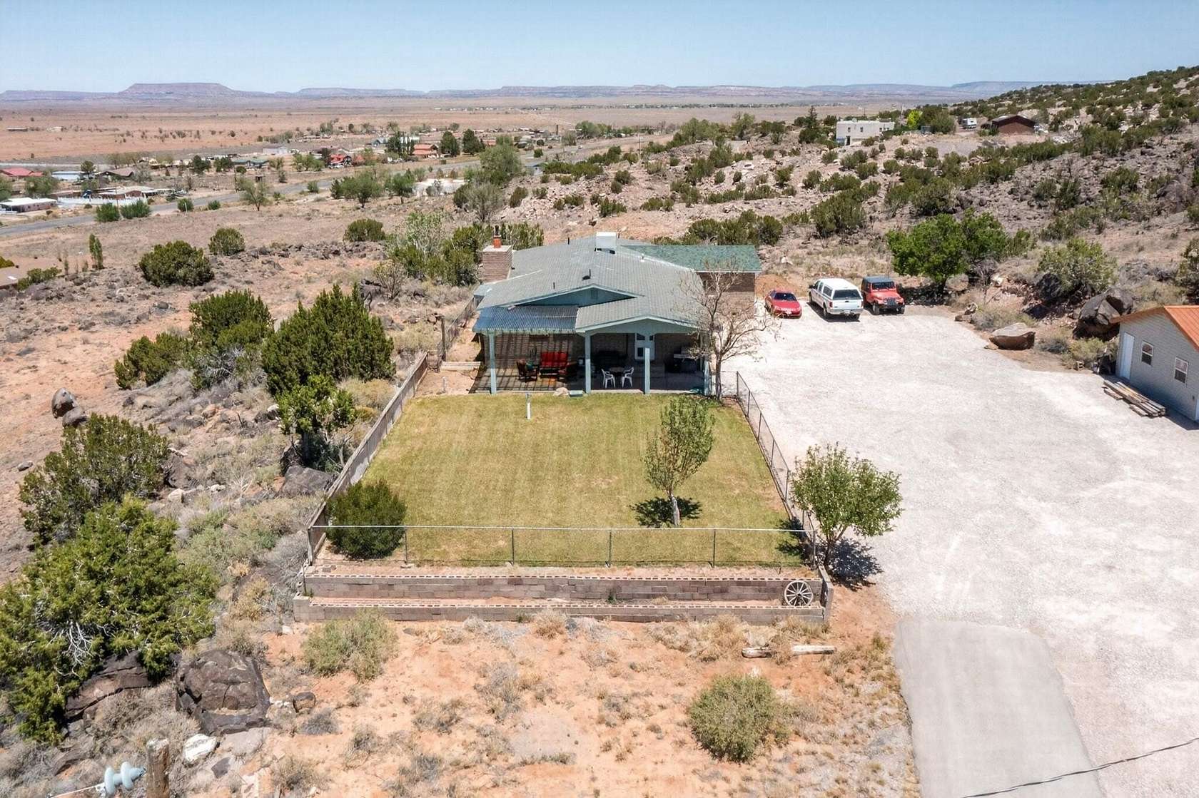 10.8 Acres of Land with Home for Sale in Milan, New Mexico