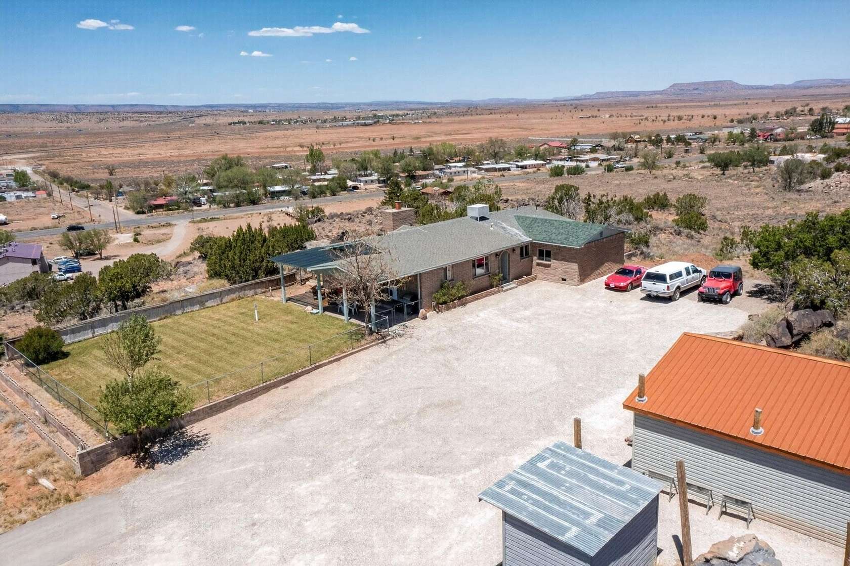 10.8 Acres of Land with Home for Sale in Milan, New Mexico