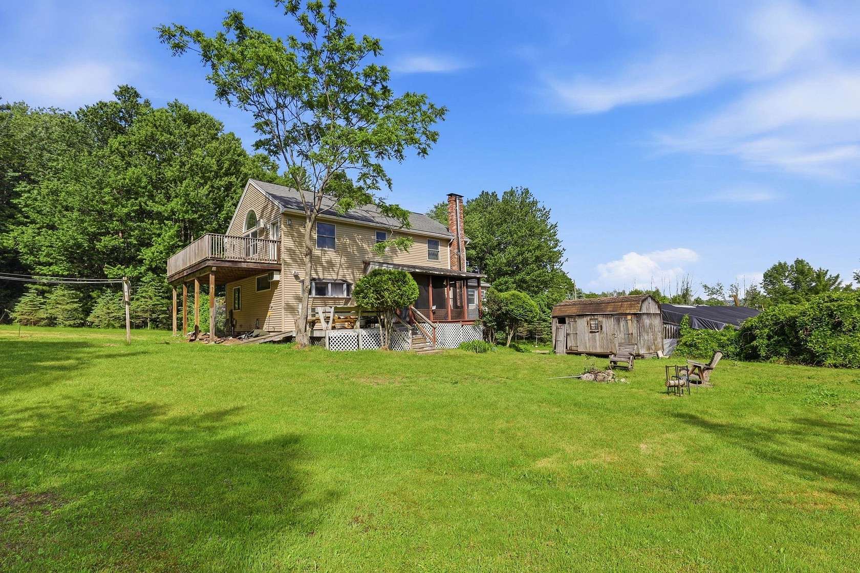 14 Acres of Land with Home for Sale in Alexandria, New Hampshire