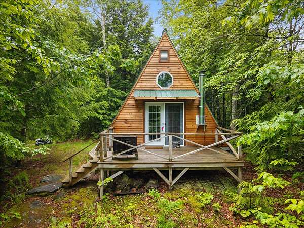 10.3 Acres of Recreational Land with Home for Sale in Jackson, Maine