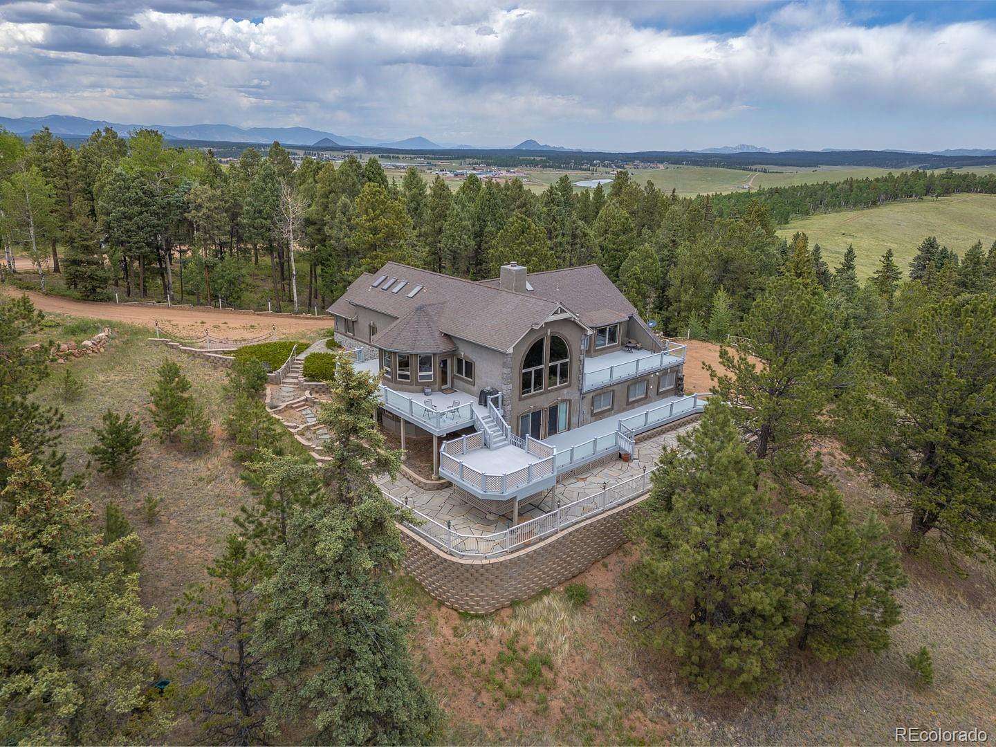 35.1 Acres of Recreational Land with Home for Sale in Divide, Colorado