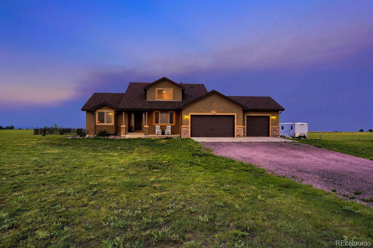 5 Acres of Land with Home for Sale in Peyton, Colorado