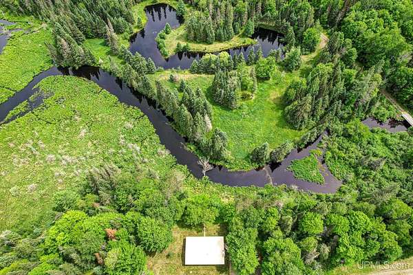 97 Acres of Recreational Land with Home for Sale in Iron River, Michigan