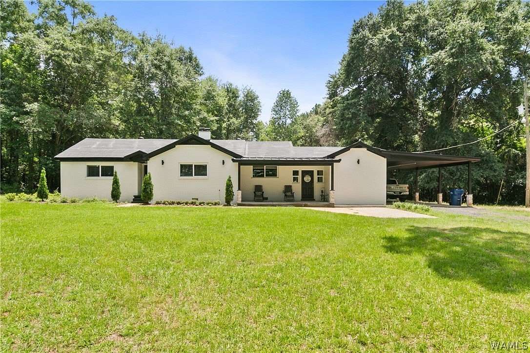 5 Acres of Land with Home for Sale in Moundville, Alabama