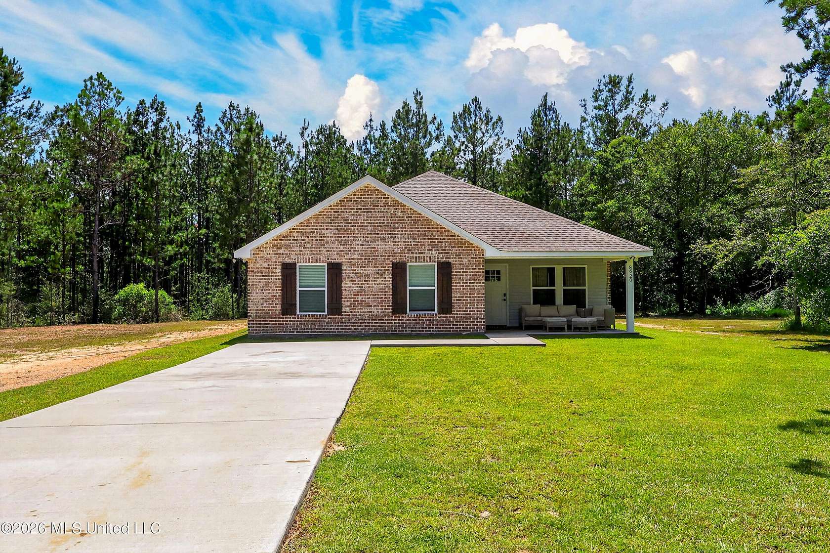 6 Acres of Land with Home for Sale in Perkinston, Mississippi