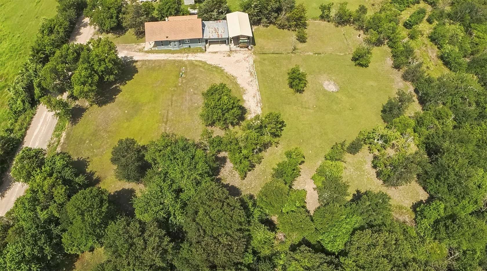 2.36 Acres of Land with Home for Sale in Hubbard, Texas