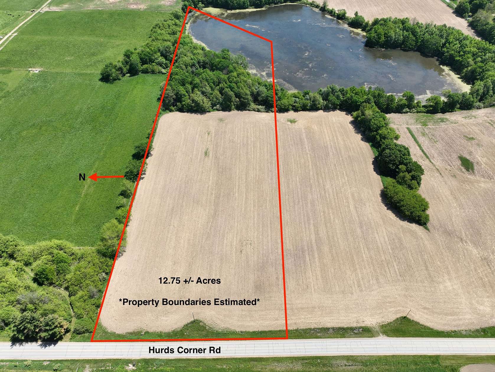 12.8 Acres of Land for Sale in Kingston, Michigan