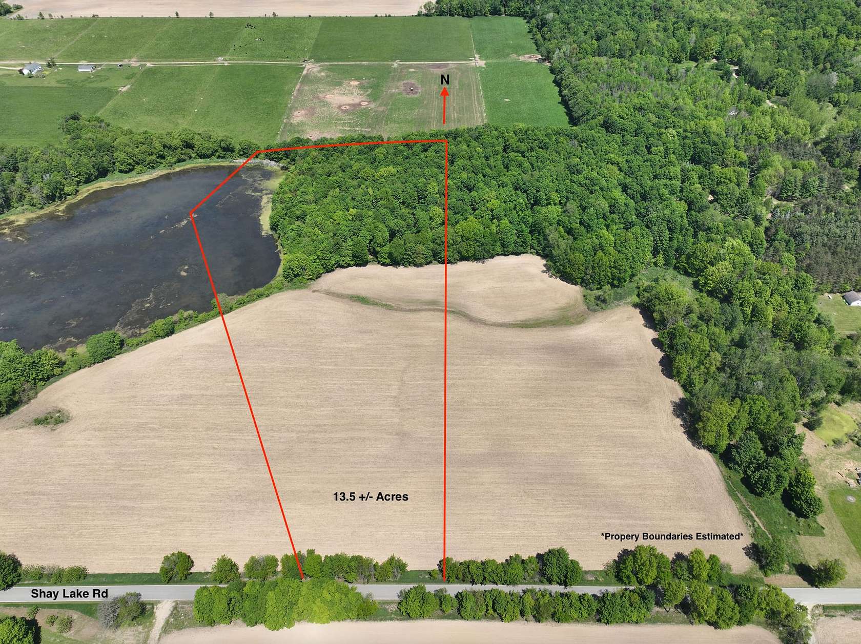 13.5 Acres of Land for Sale in Kingston, Michigan