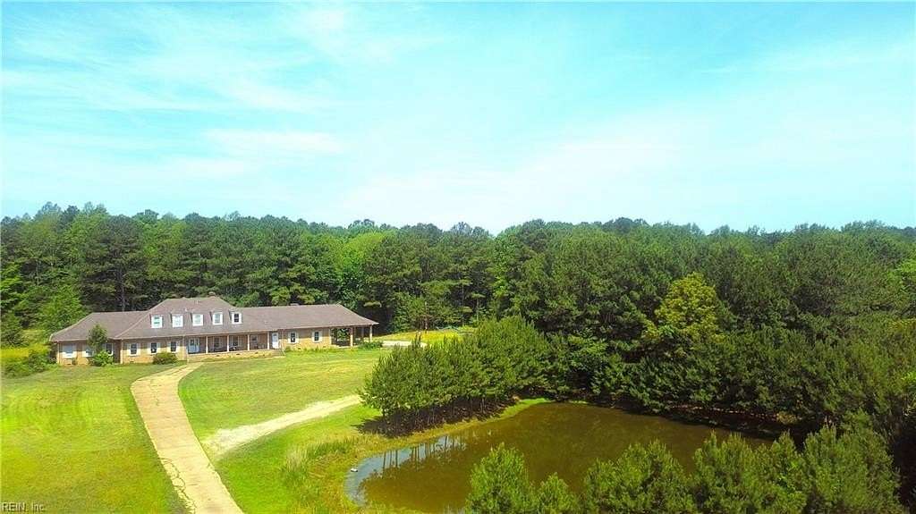 16.1 Acres of Land with Home for Sale in Surry, Virginia