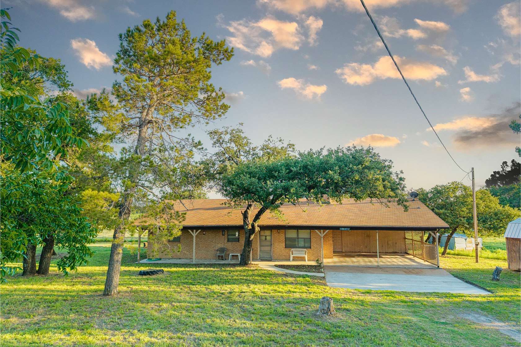 1.67 Acres of Land with Home for Sale in Comanche, Texas