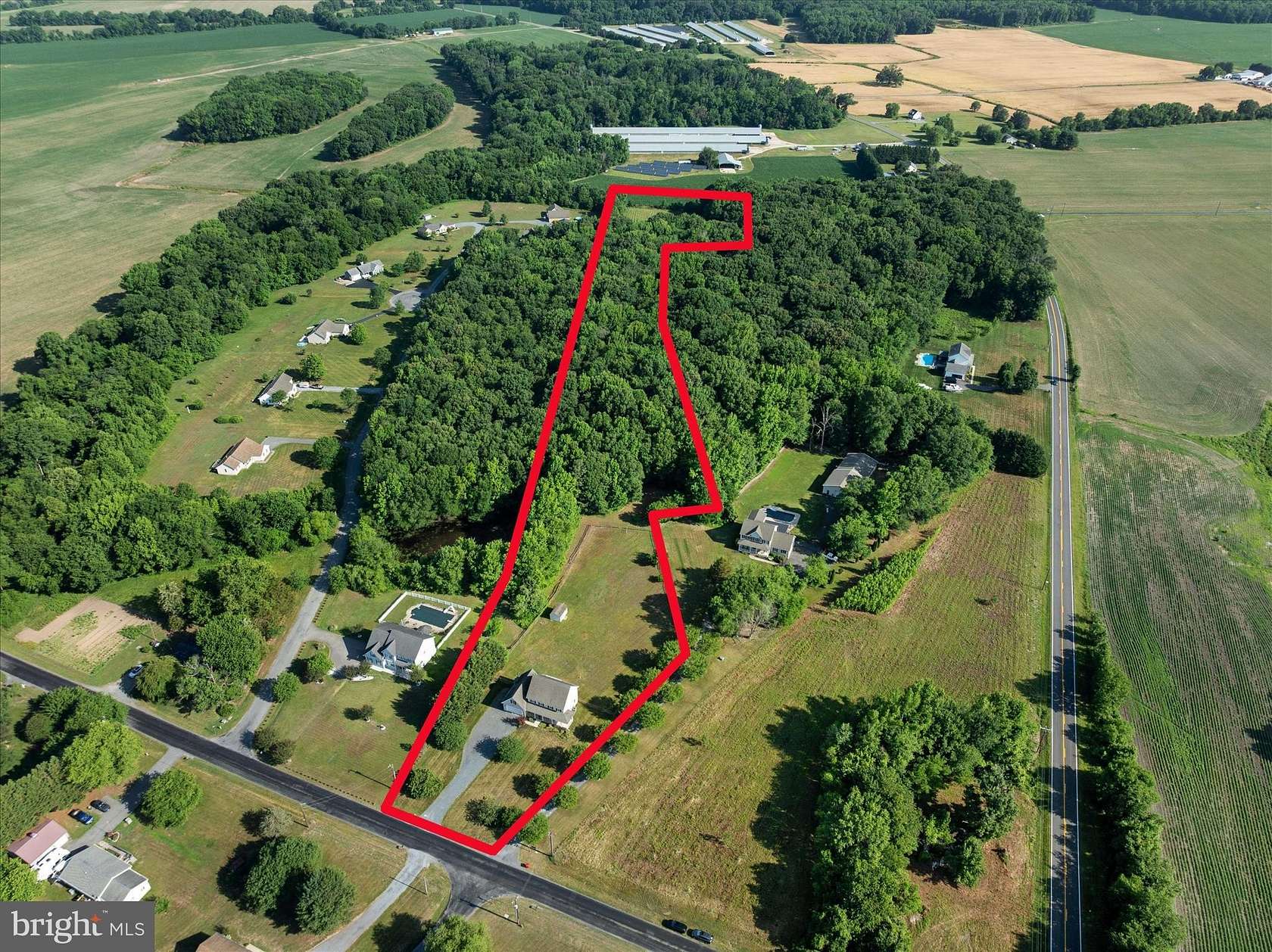 5.42 Acres of Land with Home for Sale in Centreville, Maryland