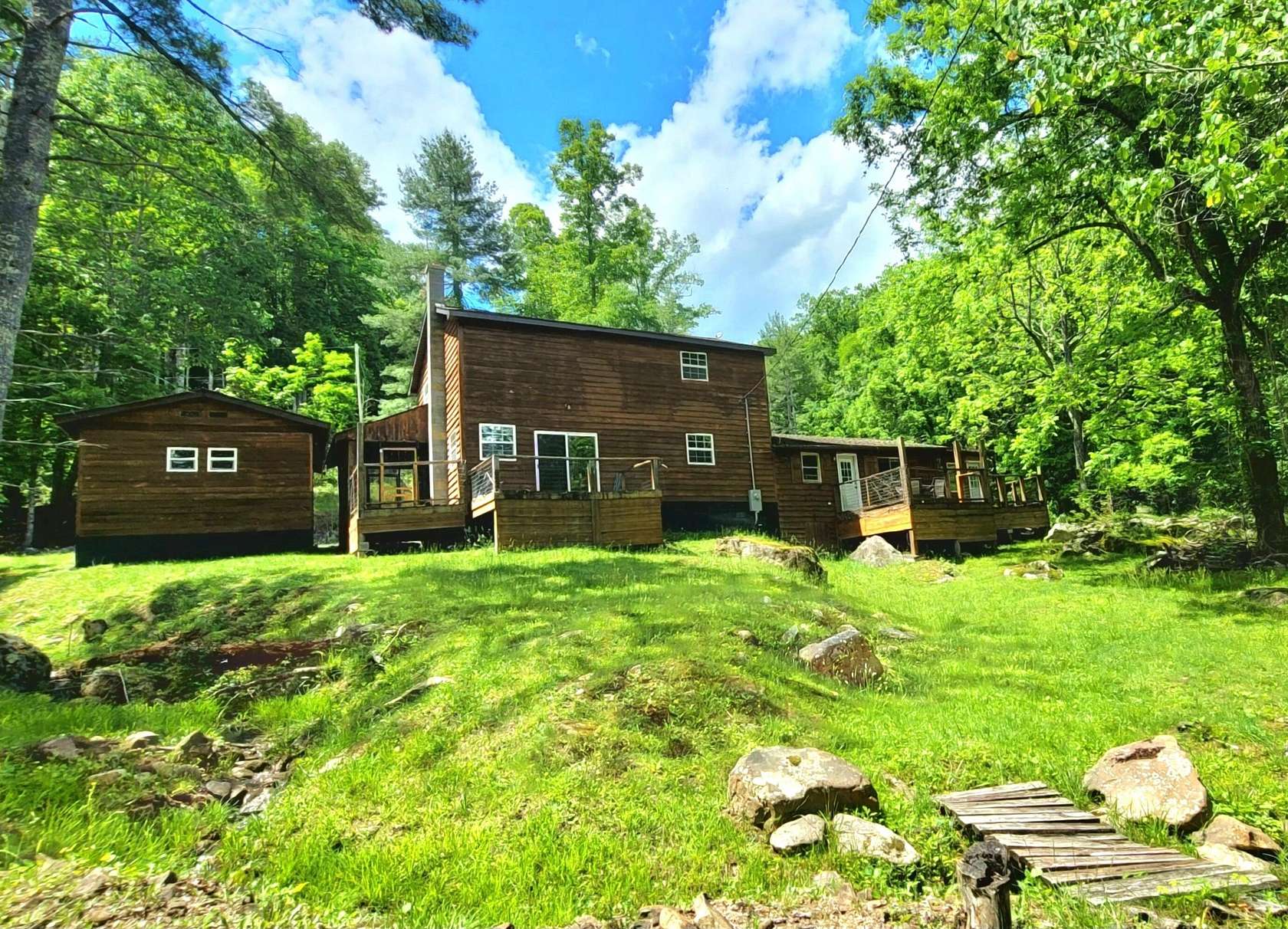 6.4 Acres of Land with Home for Sale in Jumping Branch, West Virginia