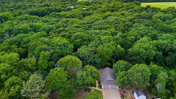 6.62 Acres of Land with Home for Sale in New Hope, Texas