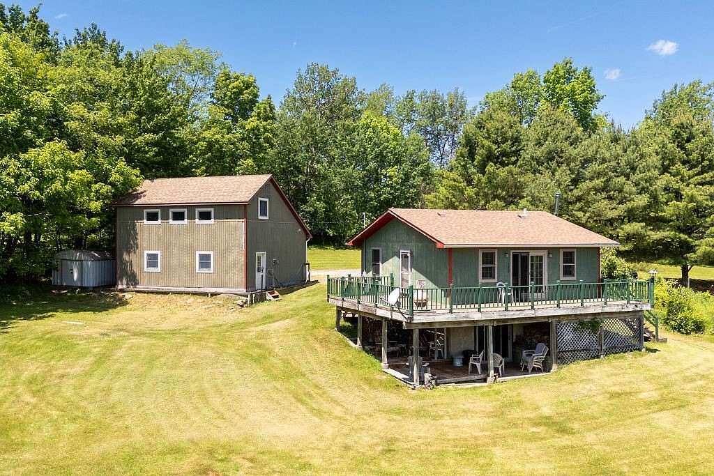 10.3 Acres of Recreational Land with Home for Sale in Harpersfield, New York