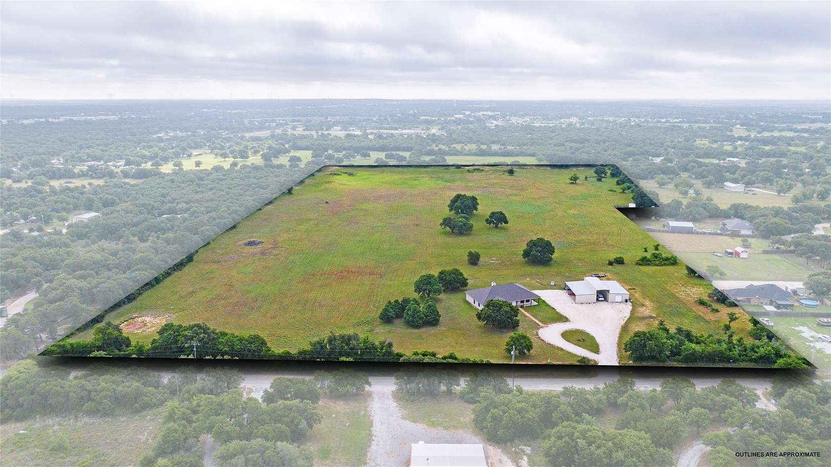 24.8 Acres of Land with Home for Sale in Clyde, Texas