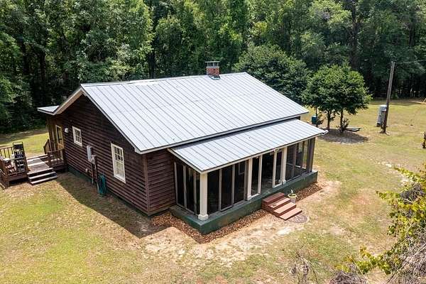 93 Acres of Recreational Land with Home for Sale in Pittsview, Alabama