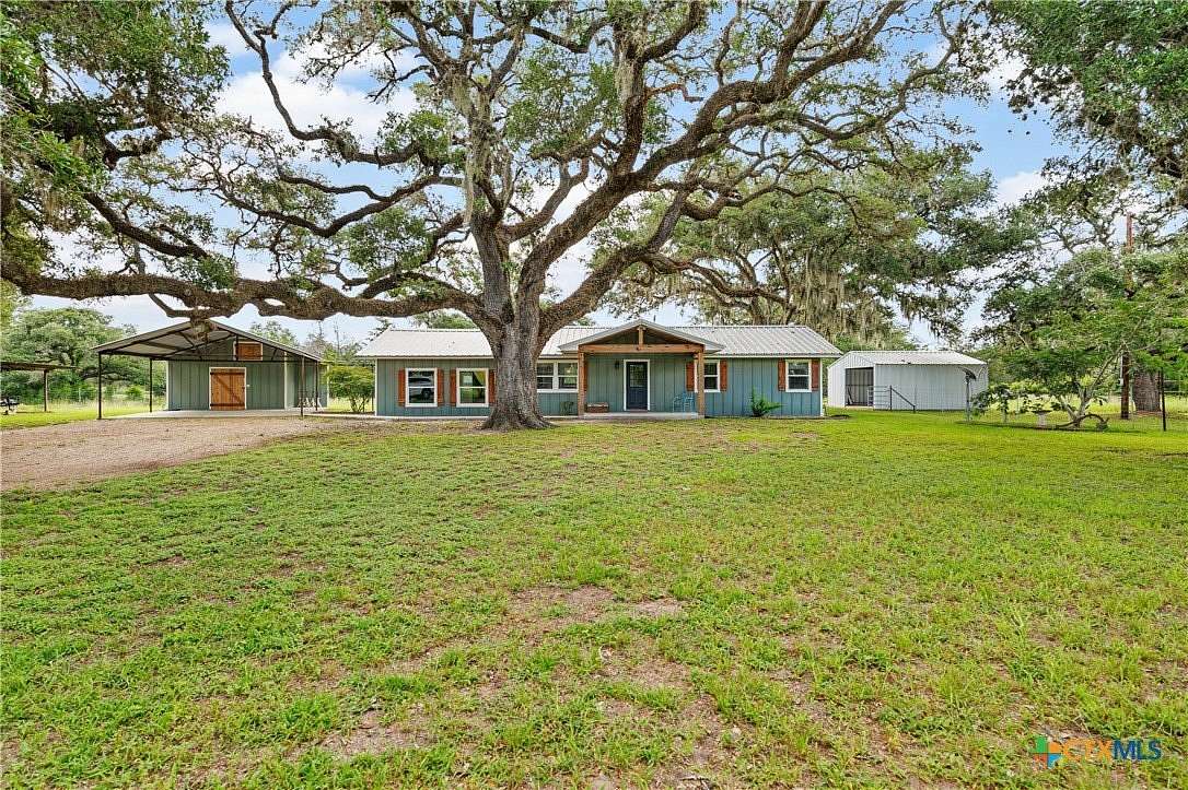 11 Acres of Land with Home for Sale in Edna, Texas