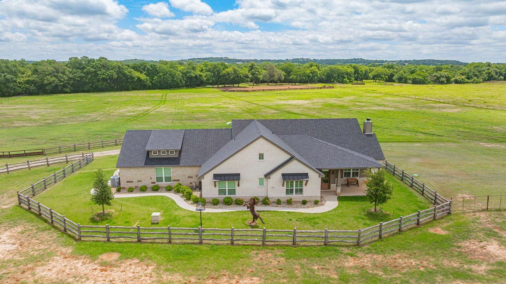 15.4 Acres of Land with Home for Sale in Weatherford, Texas