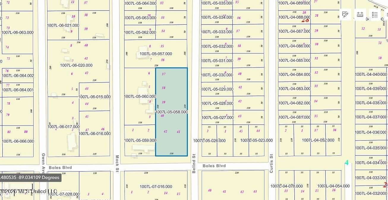 0.78 Acres of Land for Sale in Gulfport, Mississippi