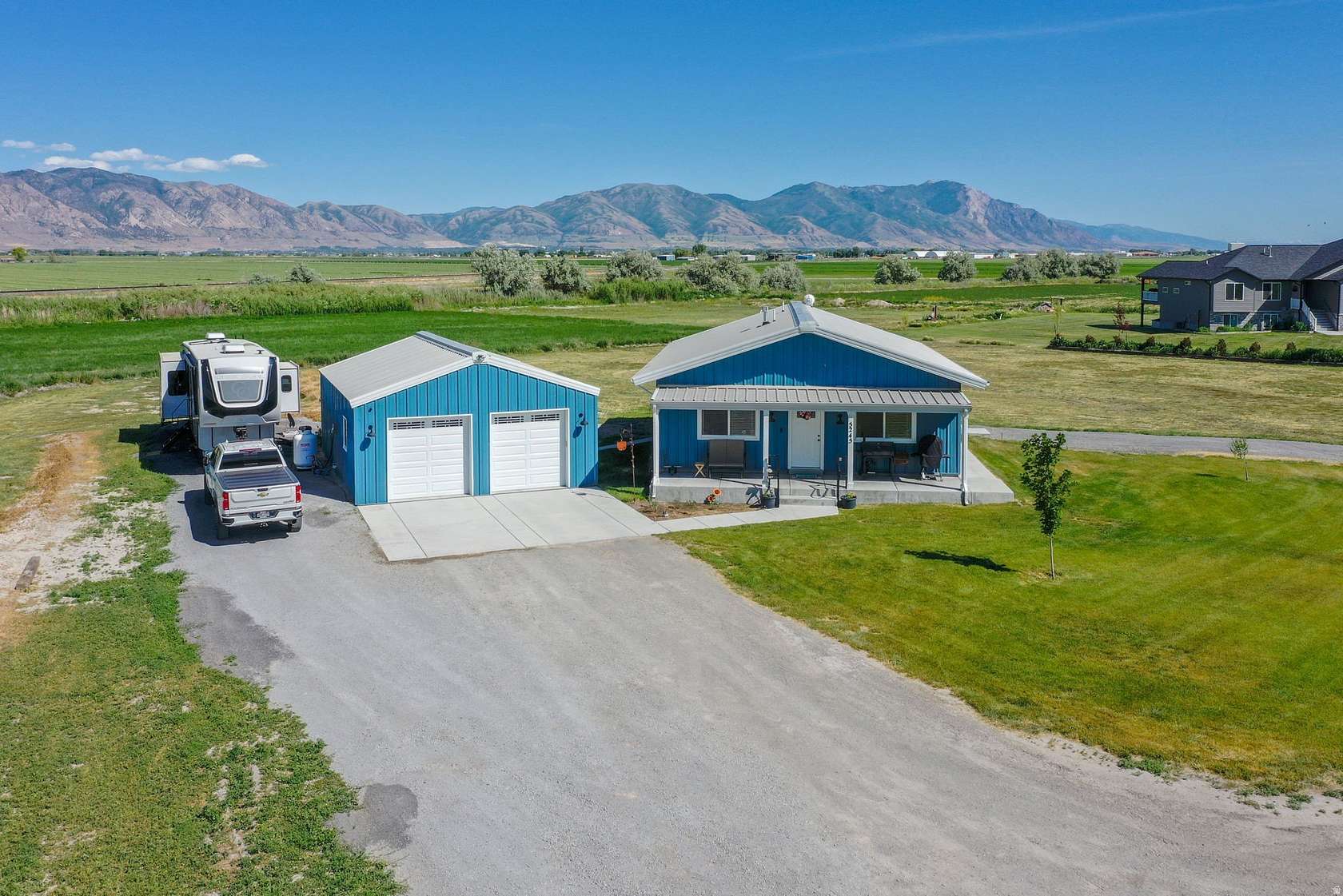 6.59 Acres of Land with Home for Sale in Corinne, Utah