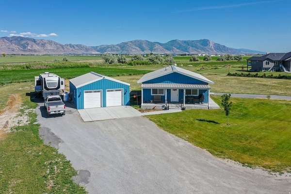 6.59 Acres of Land with Home for Sale in Corinne, Utah