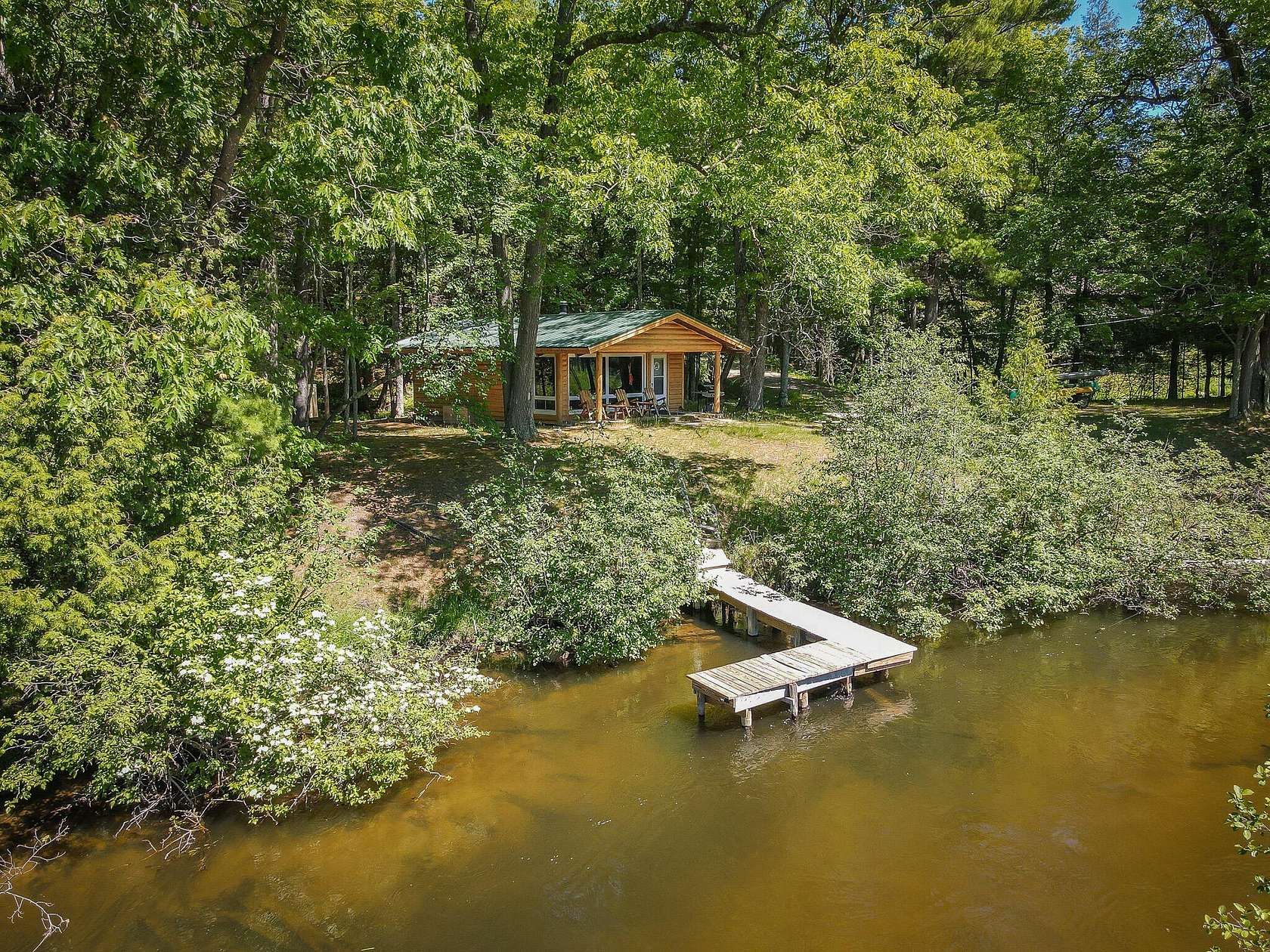 39 Acres of Recreational Land with Home for Sale in Manistee, Michigan