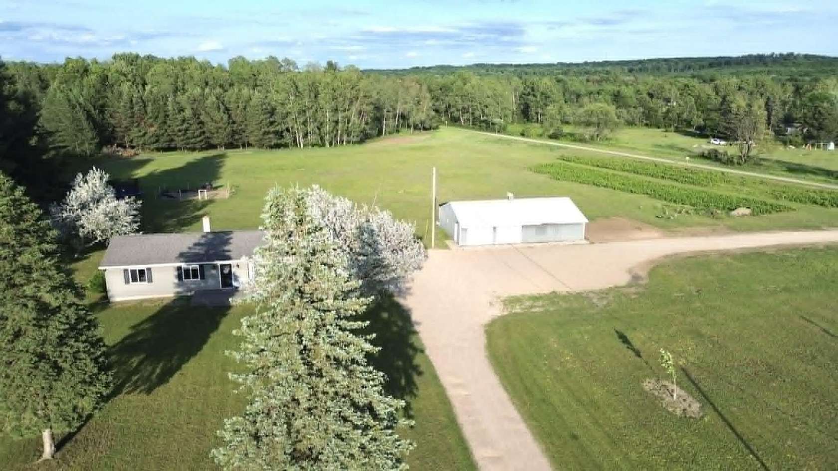 9 Acres of Land with Home for Sale in Evart, Michigan