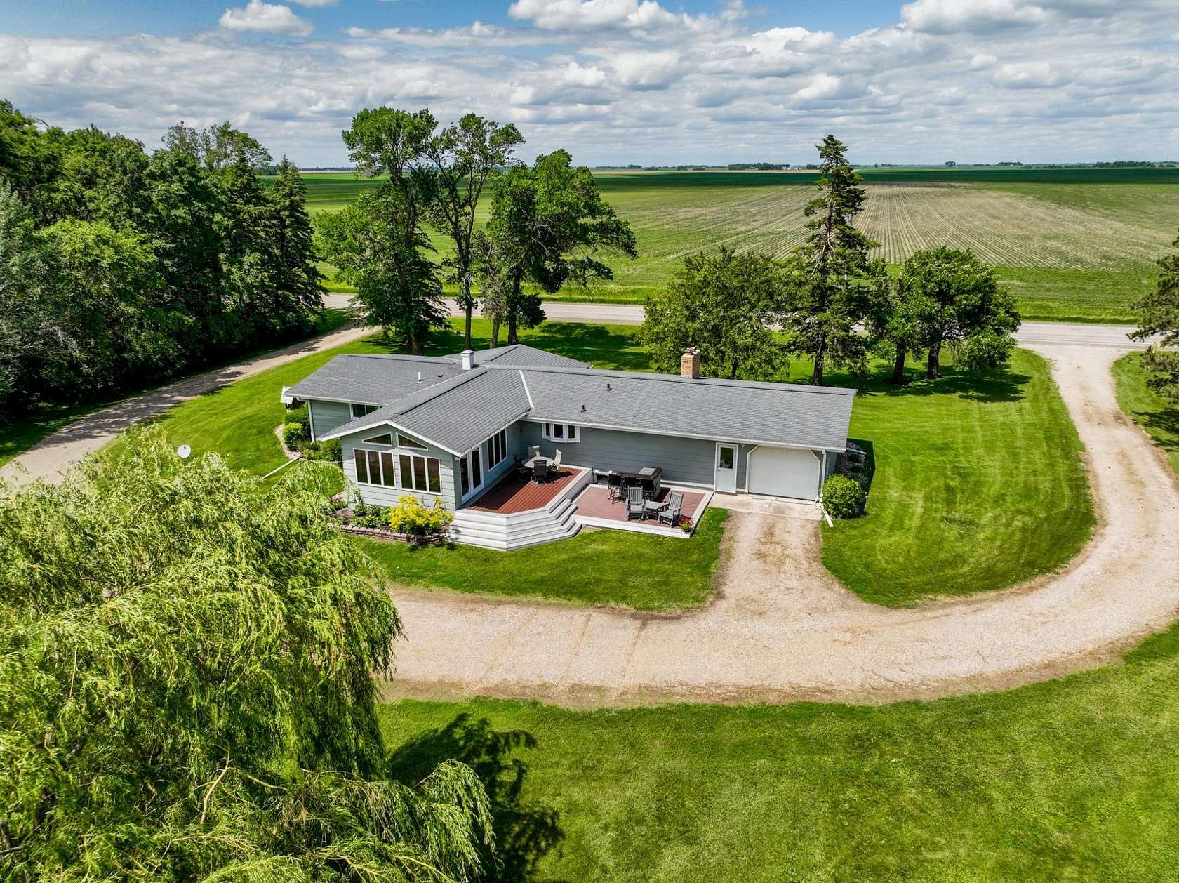 5.16 Acres of Land with Home for Sale in Madison, Minnesota