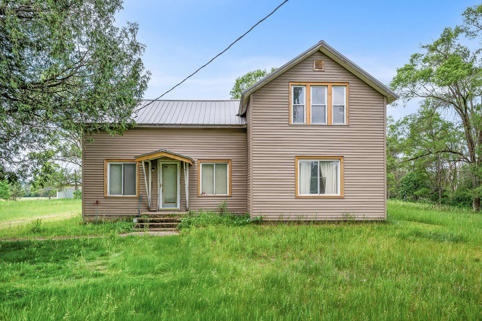 5.3 Acres of Land with Home for Sale in Hersey, Michigan