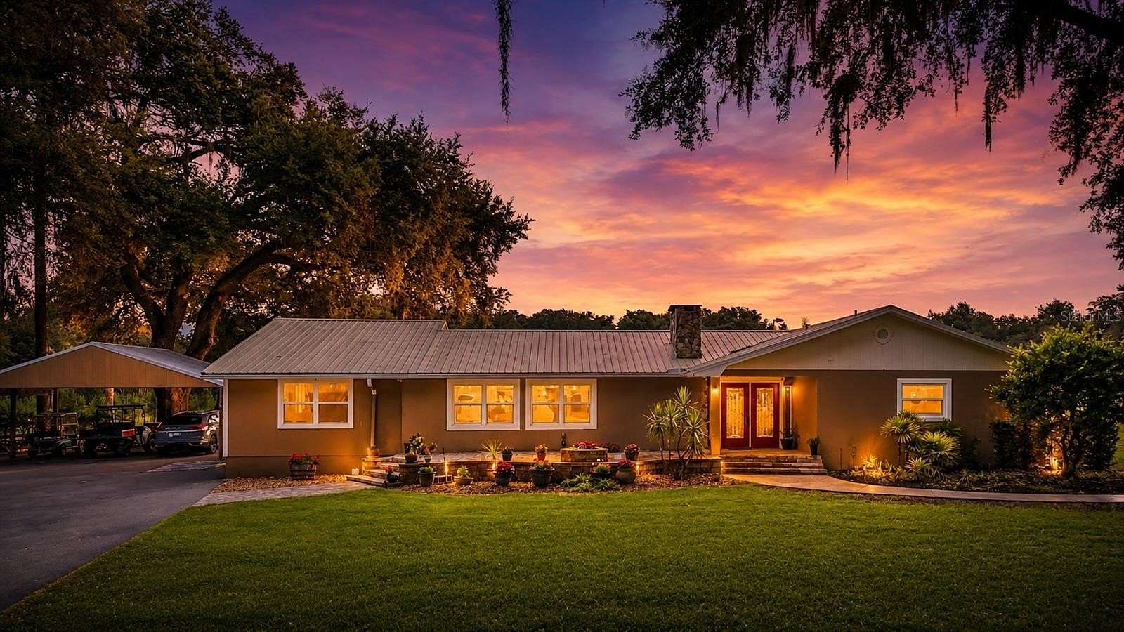 16.8 Acres of Land with Home for Sale in Bushnell, Florida