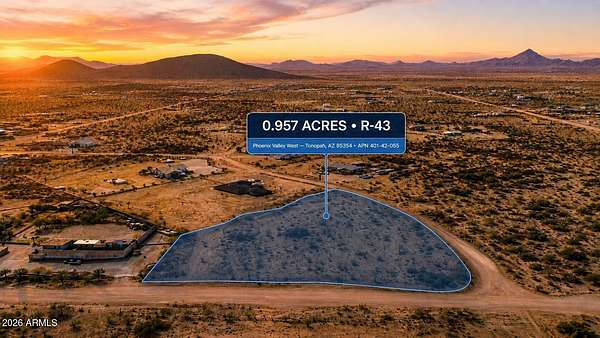 0.96 Acres of Residential Land for Sale in Rainbow Valley, Arizona