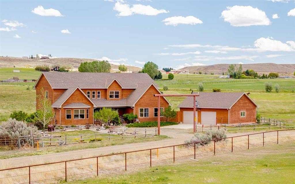 10.2 Acres of Land with Home for Sale in Cody, Wyoming