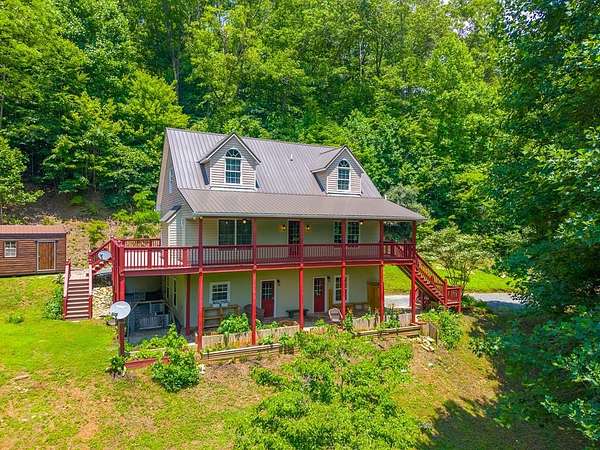 2.19 Acres of Land with Home for Sale in Bryson City, North Carolina