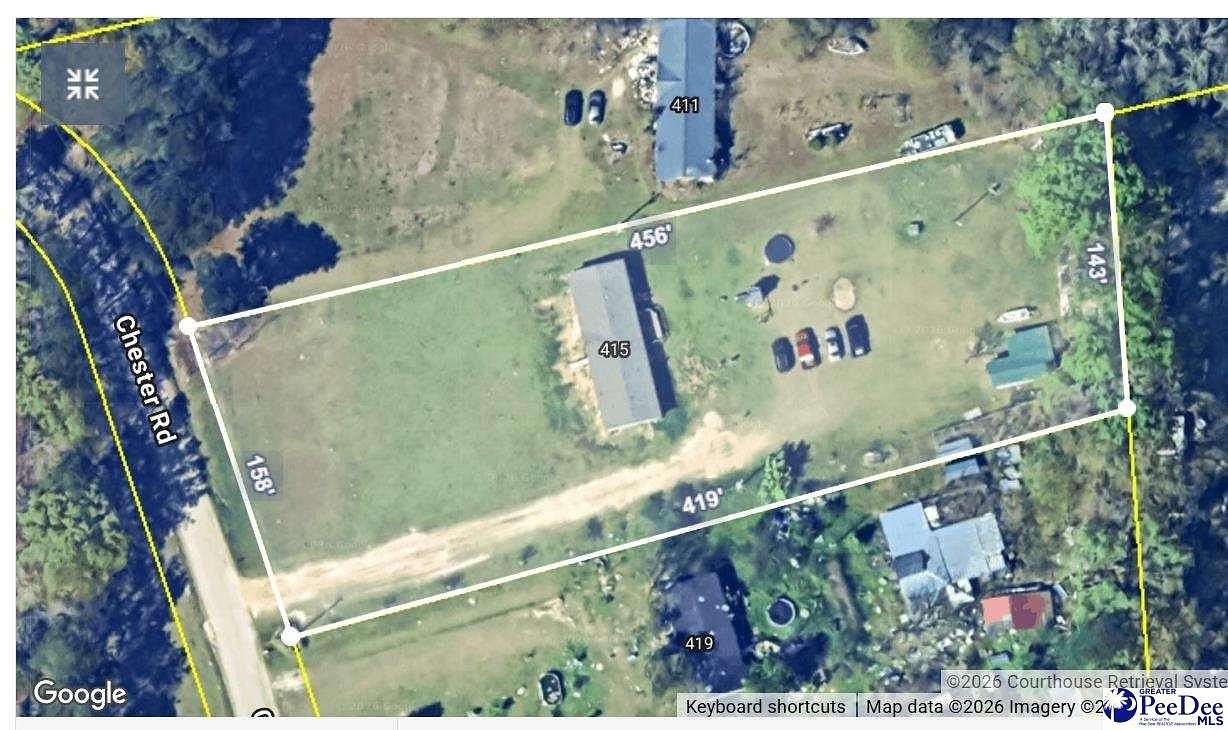 1.4 Acres of Residential Land for Sale in Coward, South Carolina