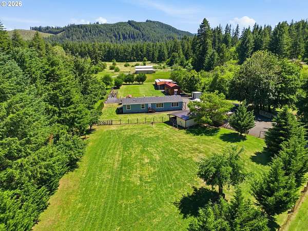 2.48 Acres of Land with Home for Sale in Marcola, Oregon