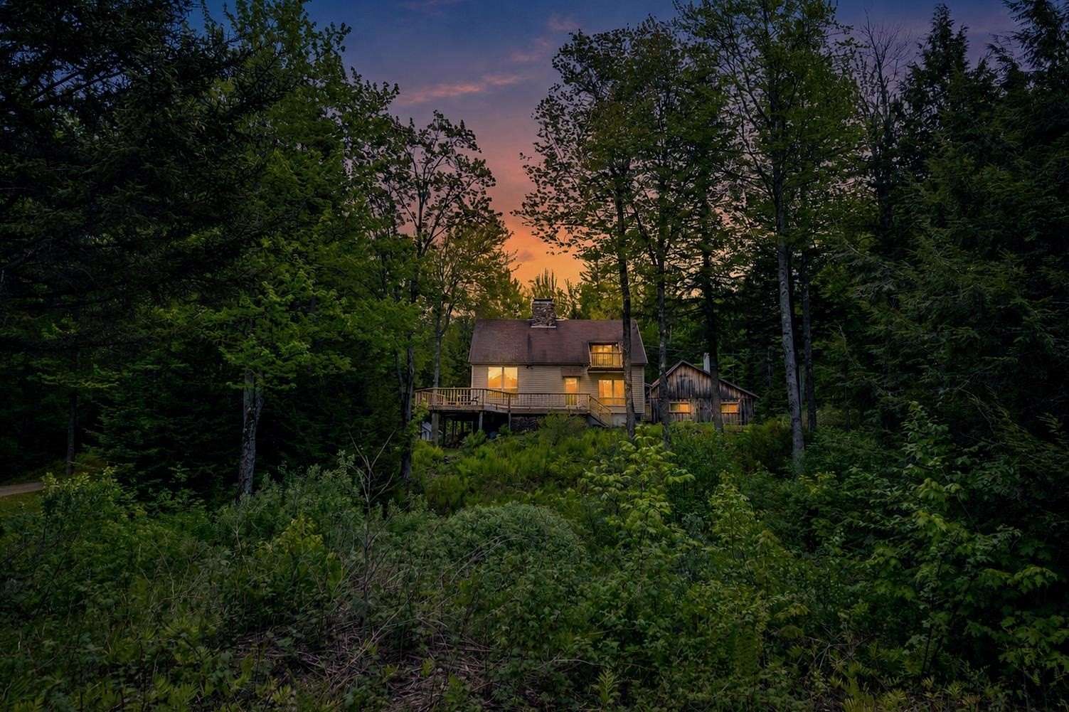 47.5 Acres of Recreational Land with Home for Sale in Alexandria, New Hampshire