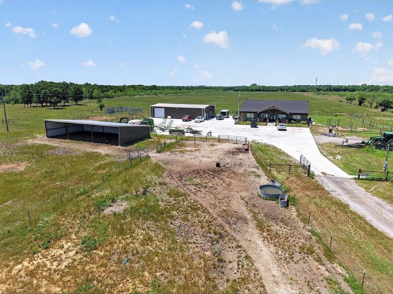 73.2 Acres of Land with Home for Sale in Kaufman, Texas