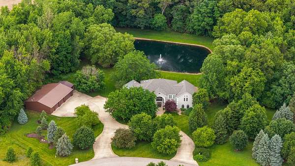 5.45 Acres of Land with Home for Sale in Winamac, Indiana
