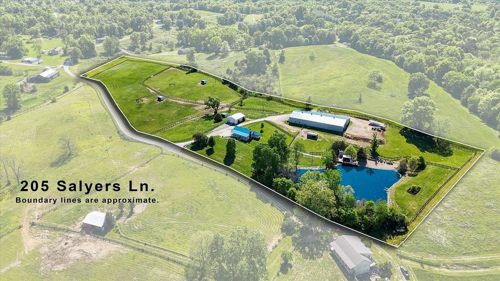 12.3 Acres of Land with Home for Sale in Waddy, Kentucky