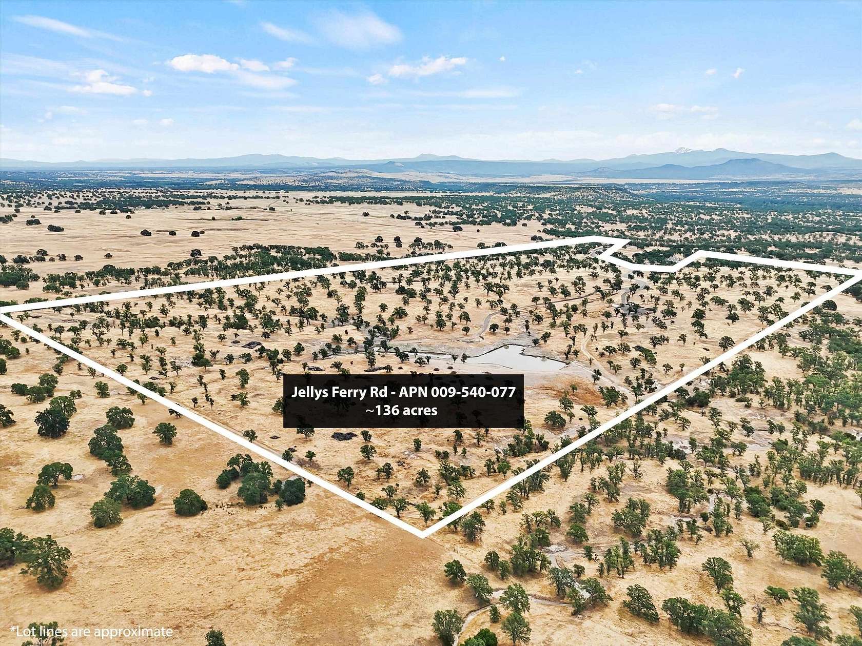 137 Acres of Agricultural & Residential Land for Sale in Red Bluff, California