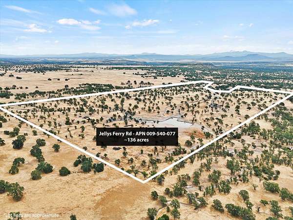 137 Acres of Agricultural & Residential Land for Sale in Red Bluff, California