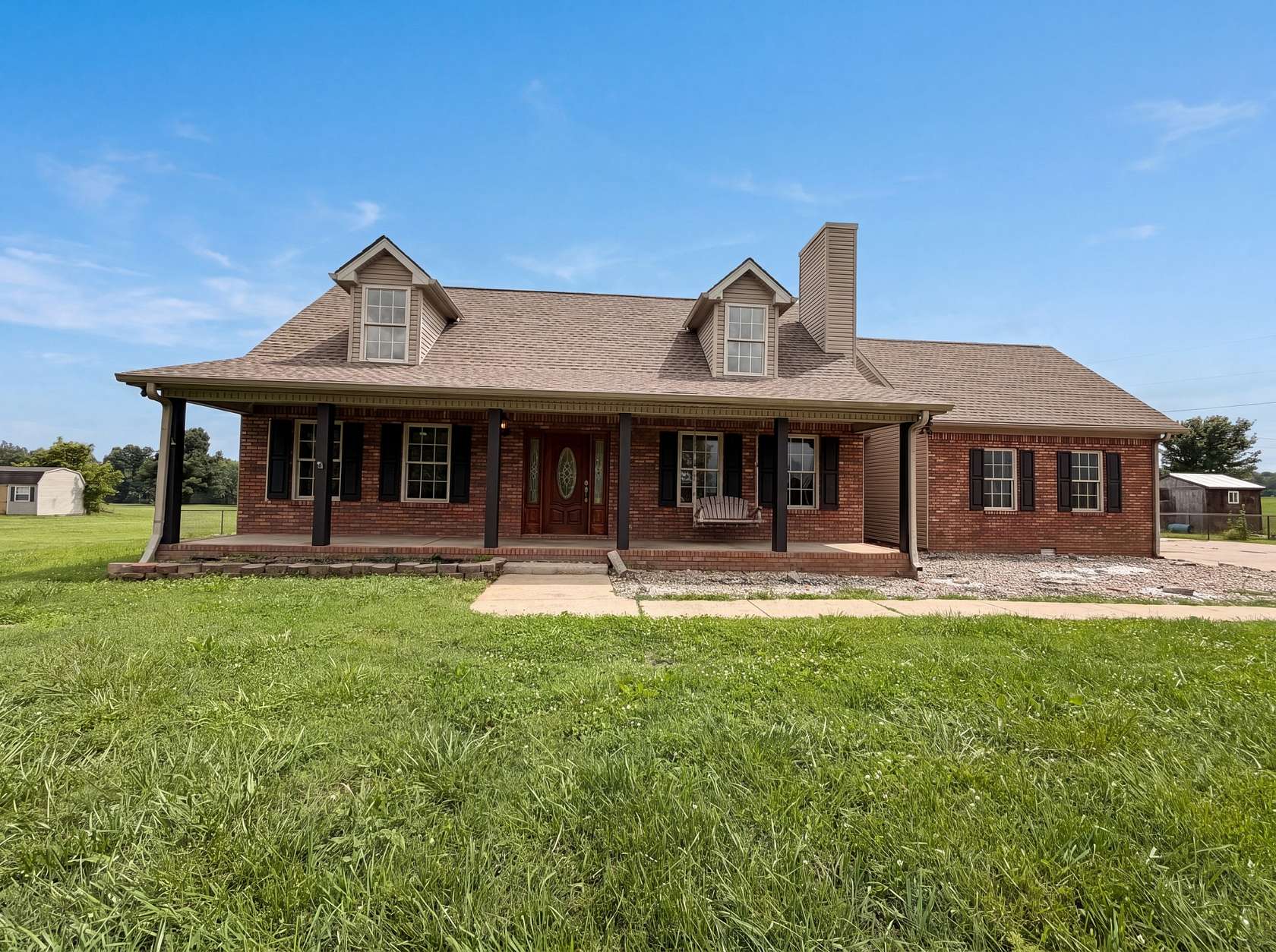 1.69 Acres of Land with Home for Sale in Cedar Hill, Tennessee